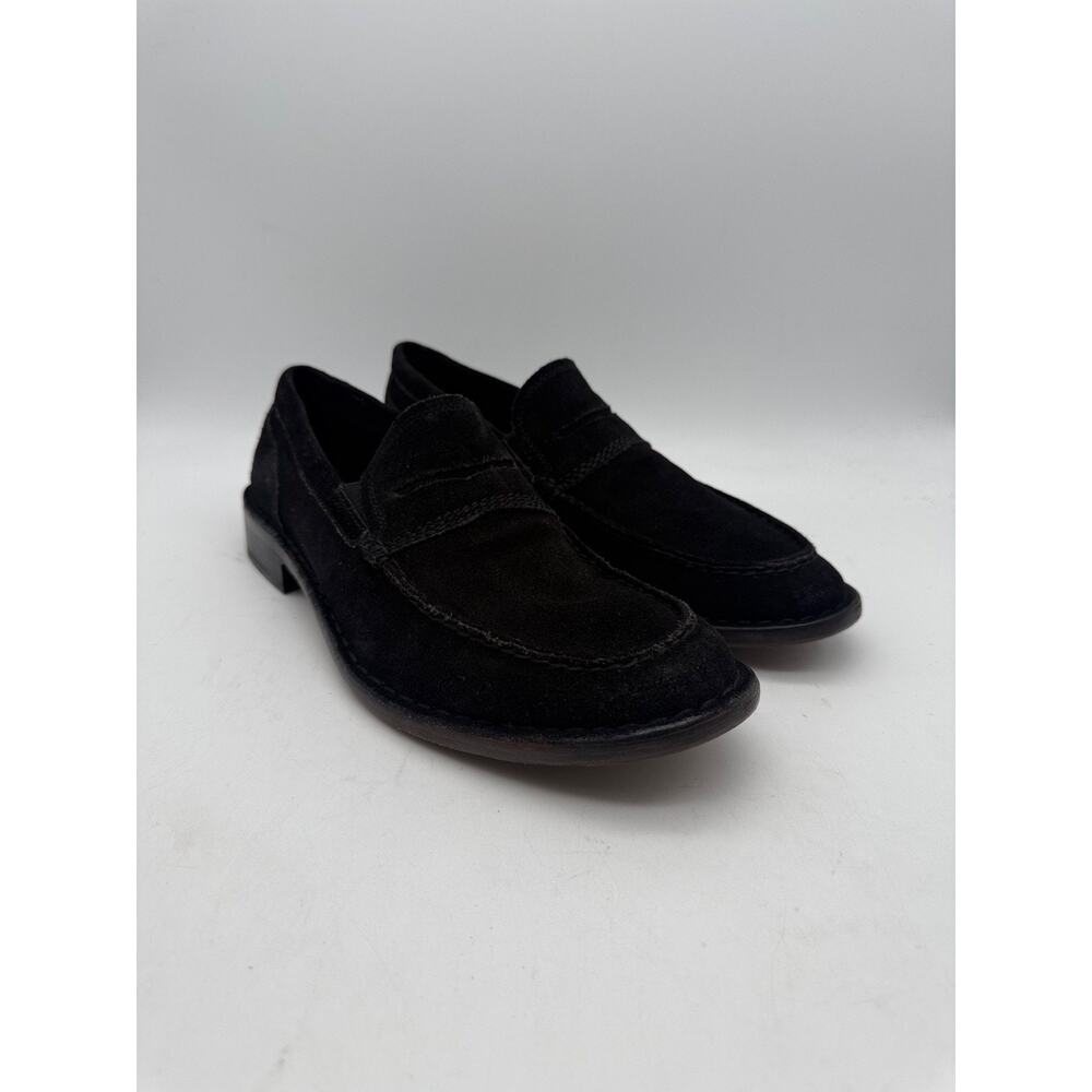 BRAND NEW Kenneth Cole New York Single Stitch Black Suede Loafers Size 8